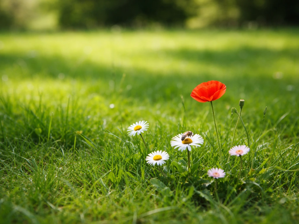 Hoe bloemen zaaien in gazon: stap voor stap gids