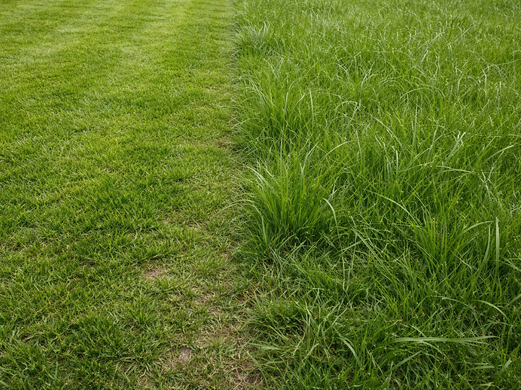 Lange grassprieten in gazon: diagnose en direct herstelplan