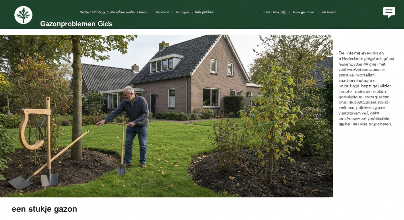 Een stukje gazon herkennen, diagnosticeren en herstellen